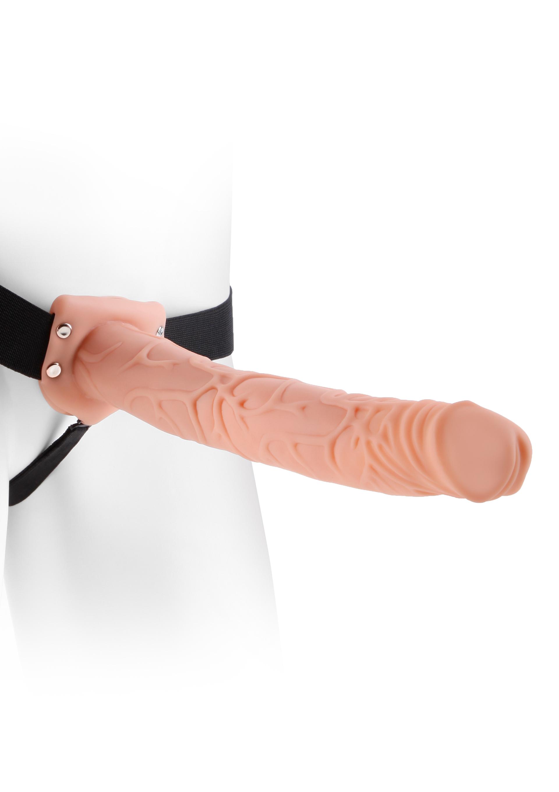Fetish Fantasy Series 11 inch Hollow Strap-On, 29 cm, Flesh