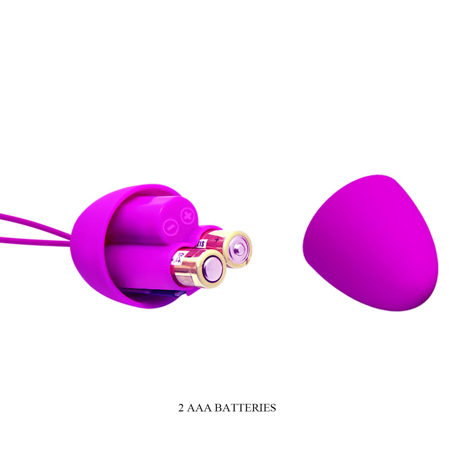 PRETTY LOVE - Joanne, Remote control, 12-function vibration, bullet by 2AAA batteries operated, remote by 1 AAA battery operated L:71mm ':35mm PRETTY LOVE - Joanne, Remote control, 12-function vibration, bullet by 2AAA batteries operated, remote by 1 AAA battery operated L:71mm ':35mm