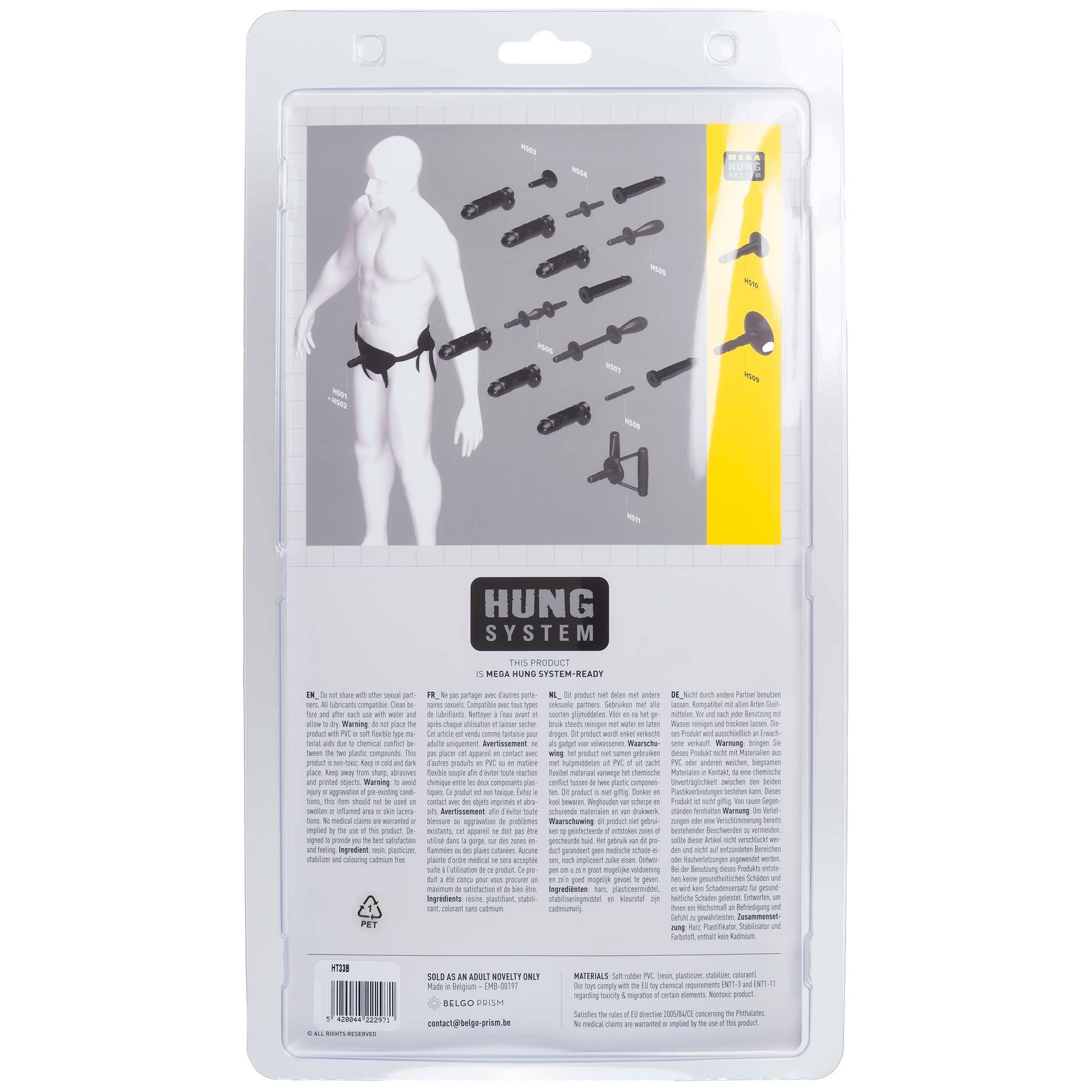 Hung System Dildo Lil M, 22,5 cm, Black