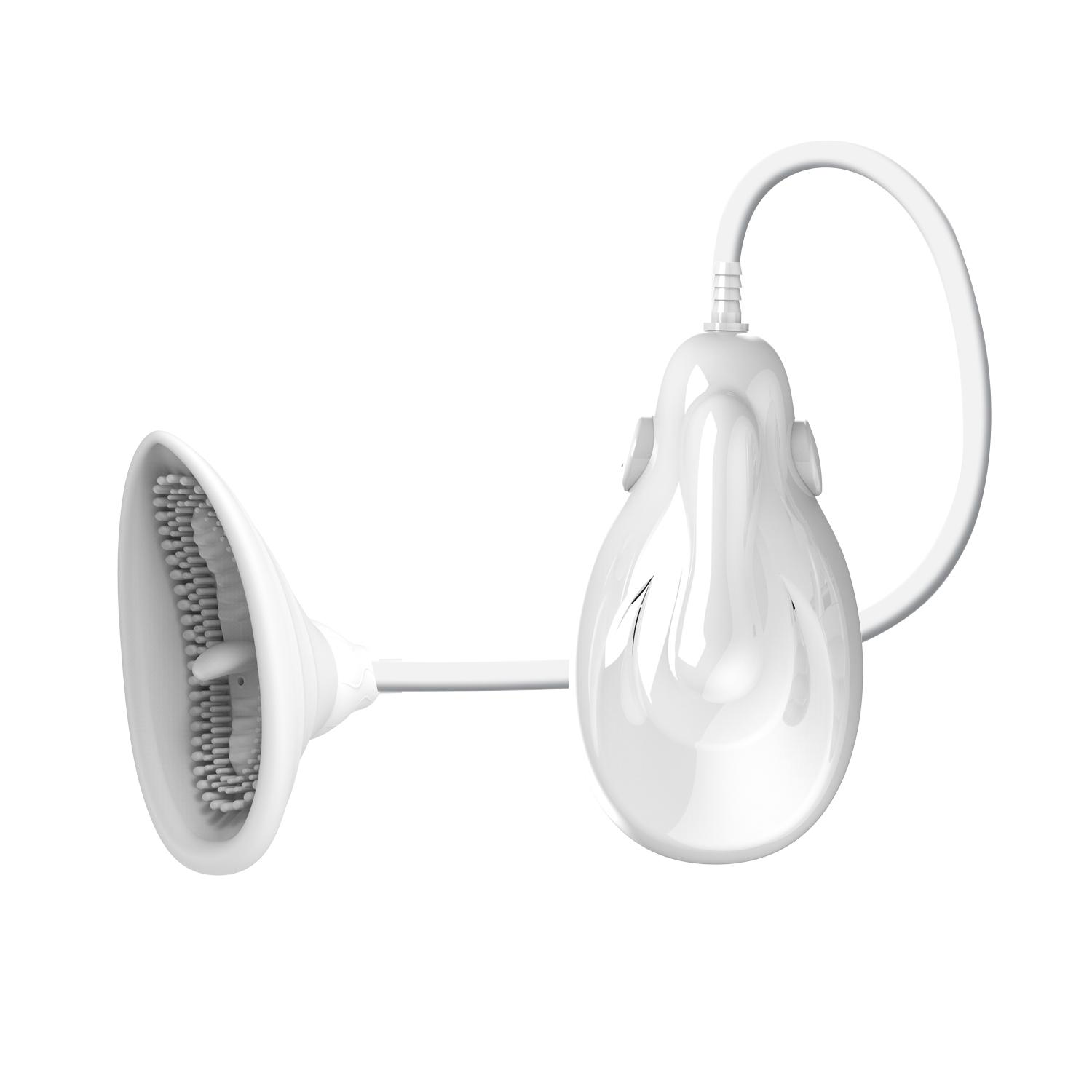 PRETTY LOVE - Suction Vibrating Massager, enhance sexual desire, automatic sucking, removeable silicone sleeve, vibration, 3 AA batteries operated H:49mm   L:104mm