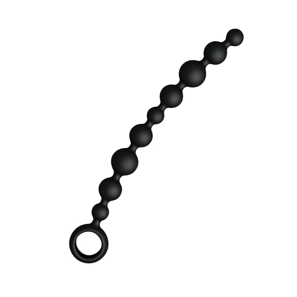 Joyballs Anal Wave Long Anal Beads, Black, 29,8 cm