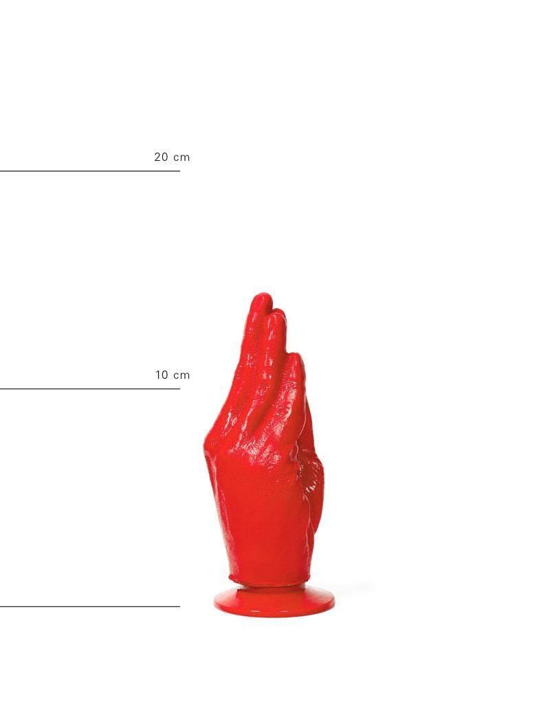 All Red Fist Butt Plug, 20 cm