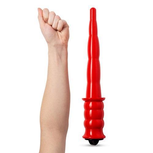 Bulls Eye Anal Dildo Night Stick - Busted, 37 cm, Red Bulls Eye Anal Dildo Night Stick - Busted, 37 cm, Red