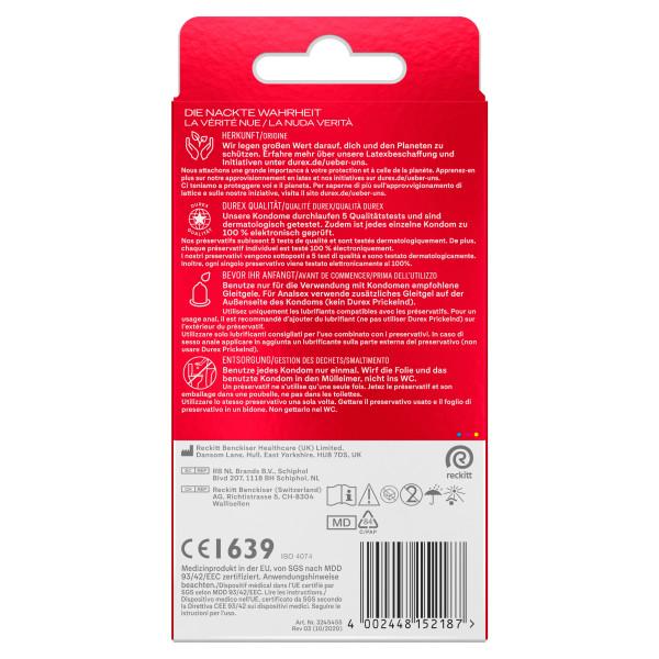 Durex Gefühlvoll Condoms 10pcs, Extra Moist, 56mm Durex Gefühlvoll Condoms 10pcs, Extra Moist, 56mm