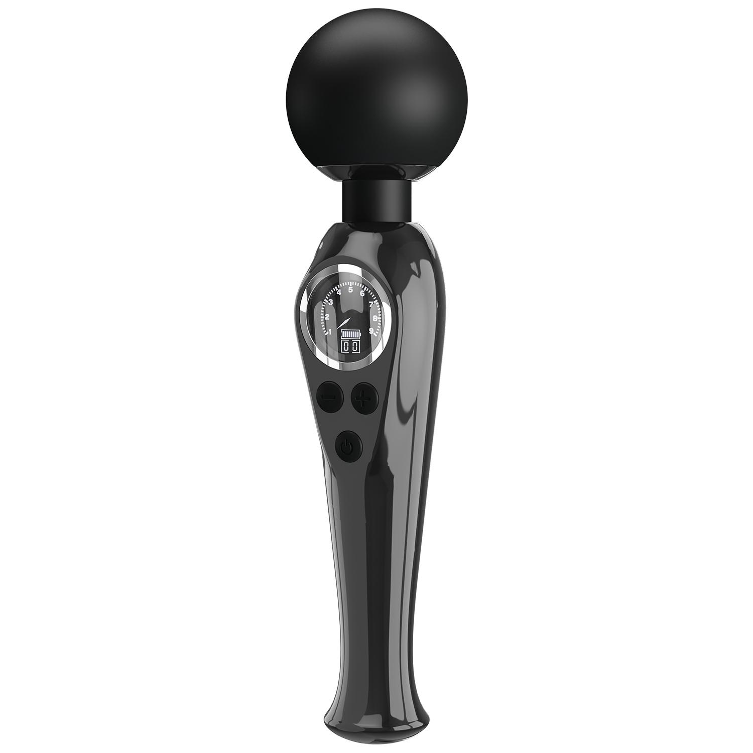 PRETTY LOVE - Stavros the Great LED Wand Massager 22,5 cm, Black