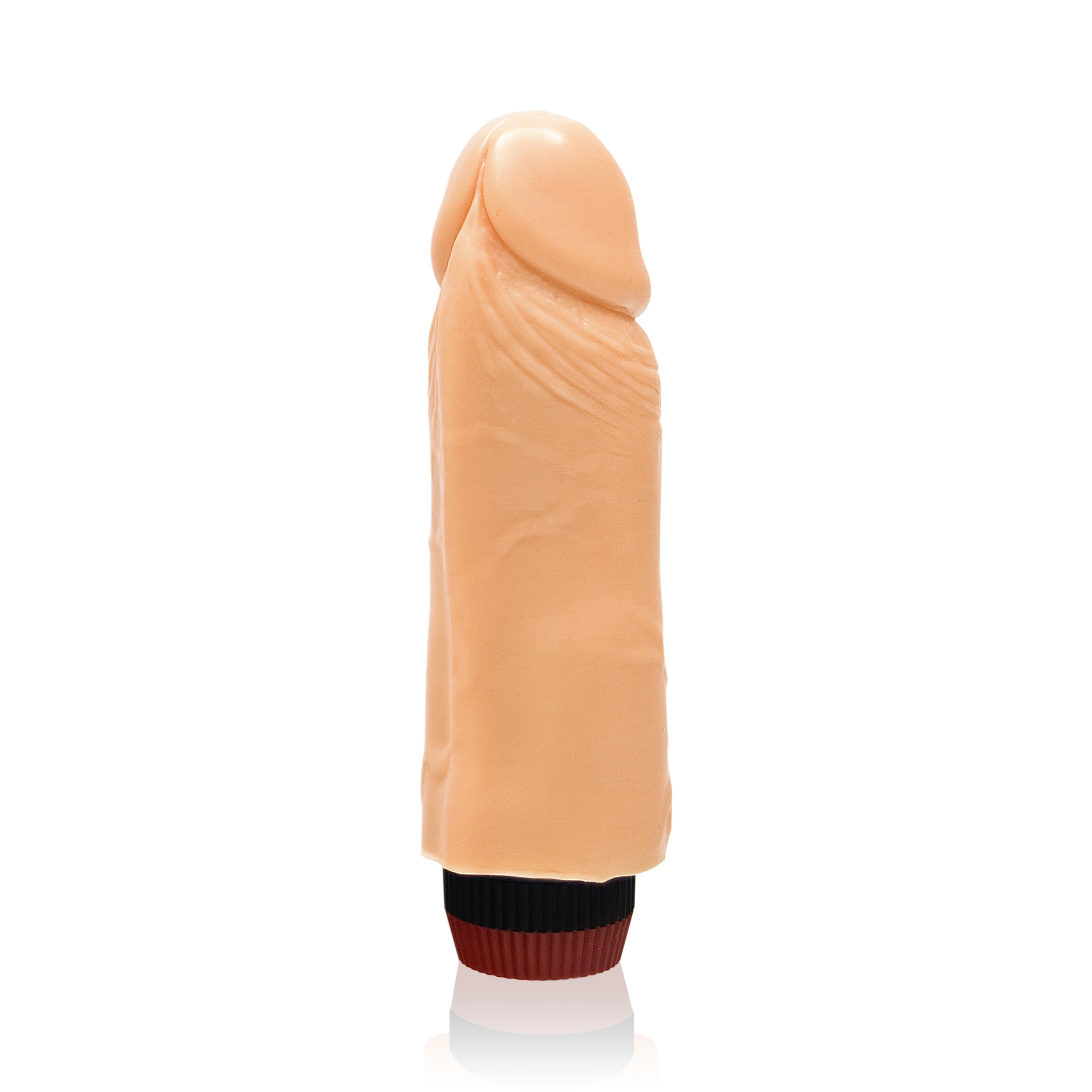 SI IGNITE Cock Dong with Vibration, Flesh, 15 cm