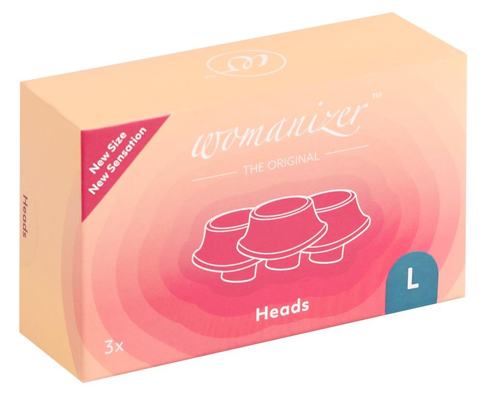 Womanizer Replacement Heads Large, Pack of 3, Blueberry