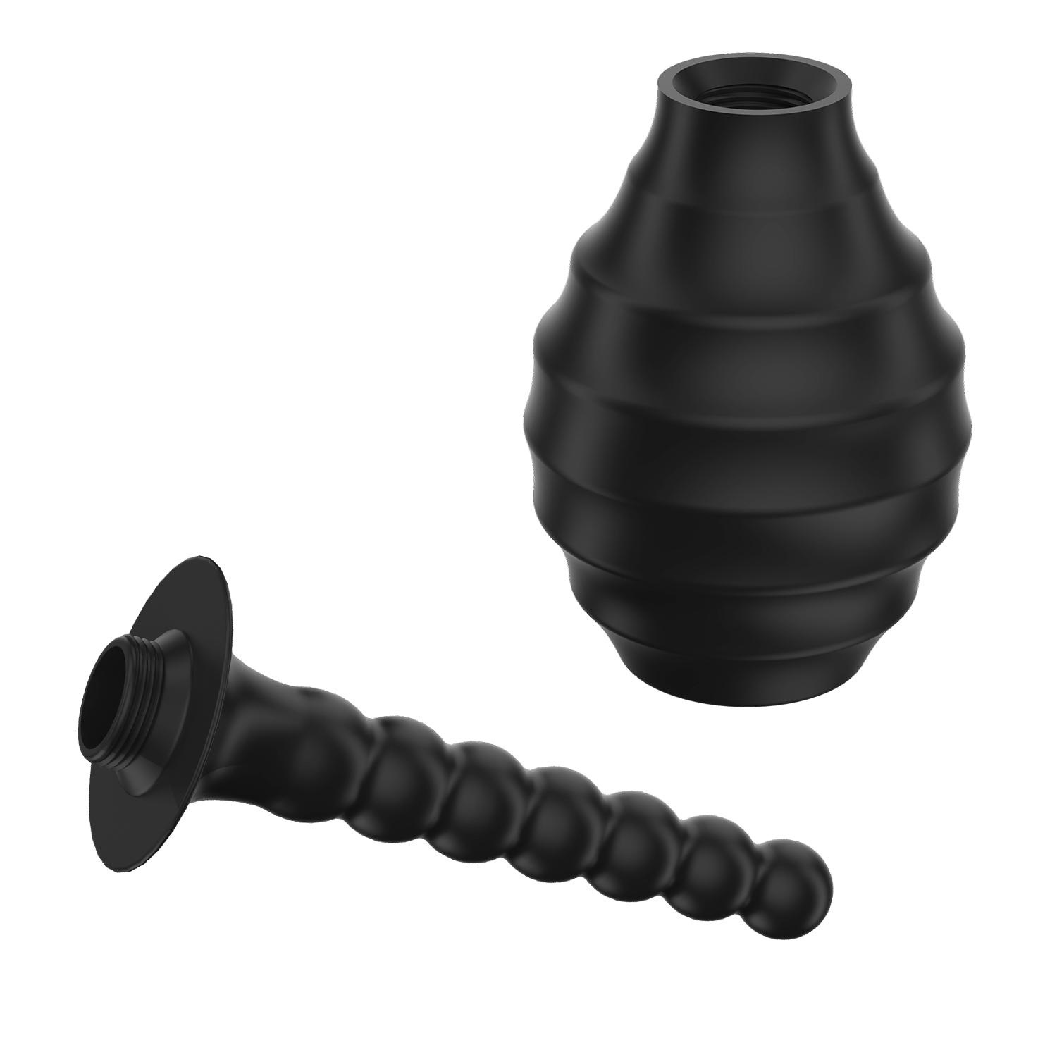 MR PLAY - Anal Douche, Anal Douche Enema Cleaner'the nozzle length: 145mm'capacity: 330ml, Color: black 89-262 MR PLAY - Anal Douche, Anal Douche Enema Cleaner'the nozzle length: 145mm'capacity: 330ml, Color: black 89-262