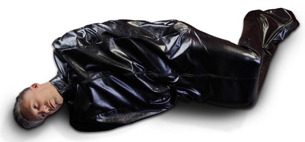 Fetish Collection Imitation Leather Sleepsack, black