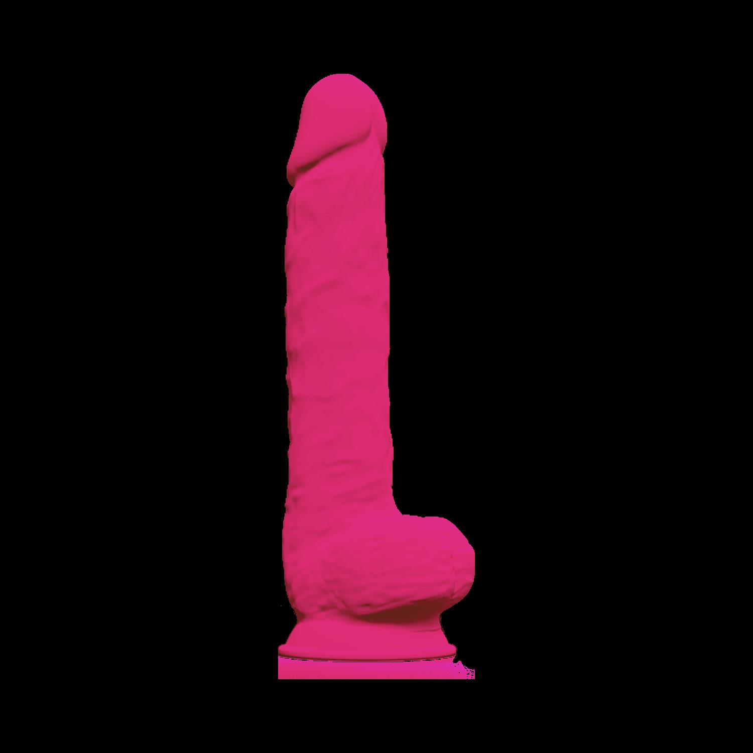 SILEXD Premium Silicone Dildo Model 1, 38cm, Pink