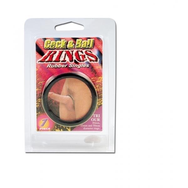 Cock and Ball Rings, ¯ 50 mm, Black