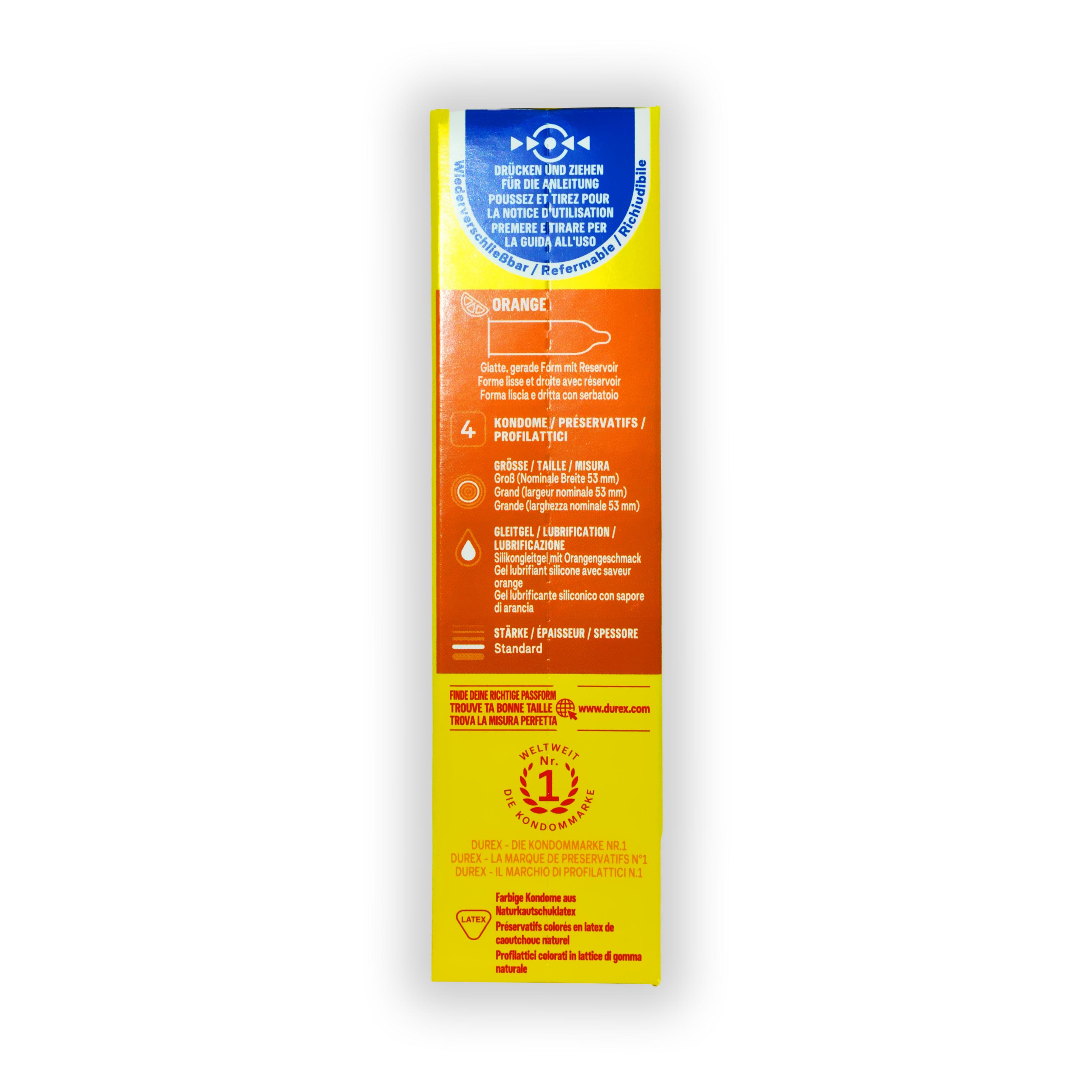 Durex Vernasch Mich Condom Mix 14 pcs, with Fruit Flavour Ø 53mm