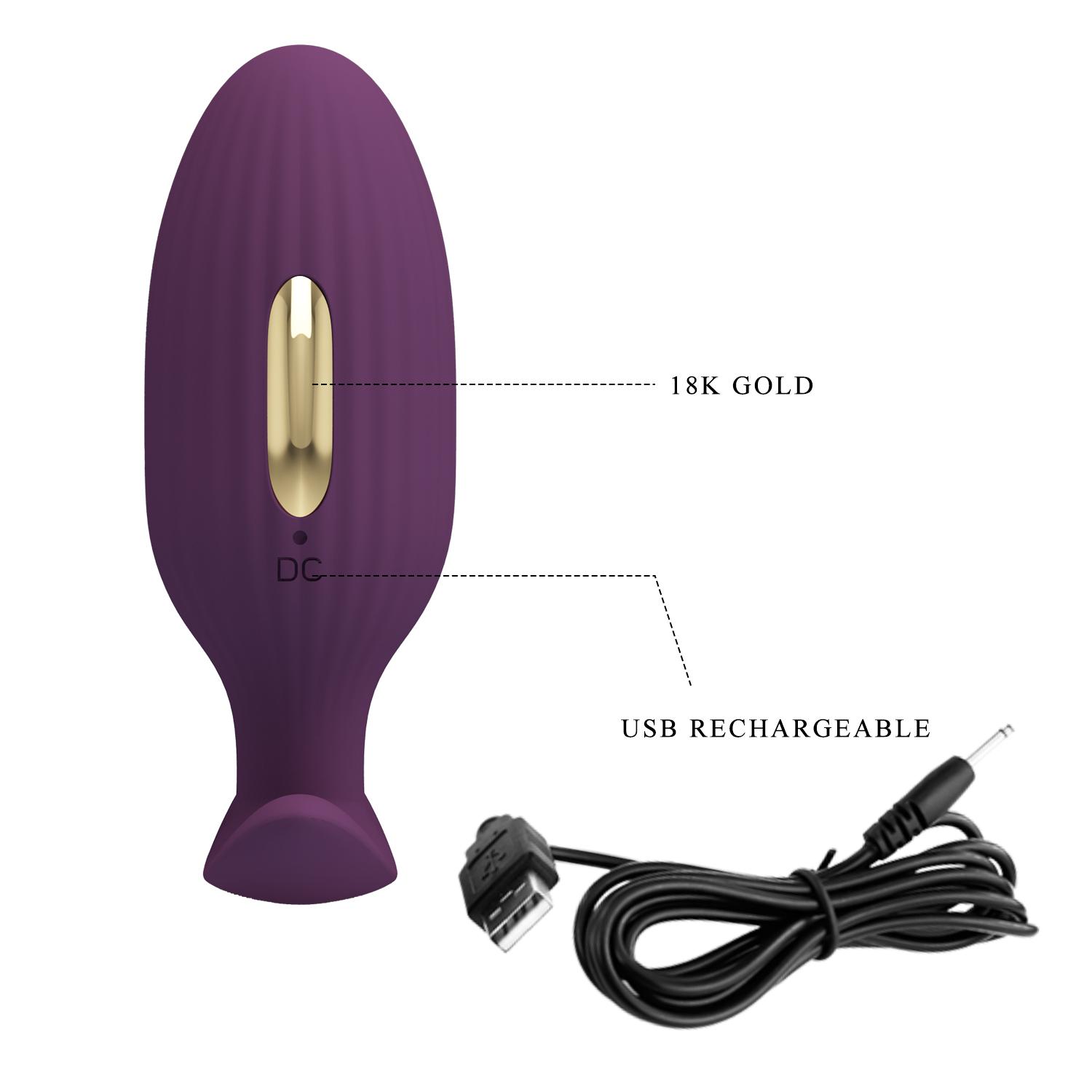 PRETTY LOVE - Thor Plug, Purple, 34 mm PRETTY LOVE - Thor Plug, Purple, 34 mm