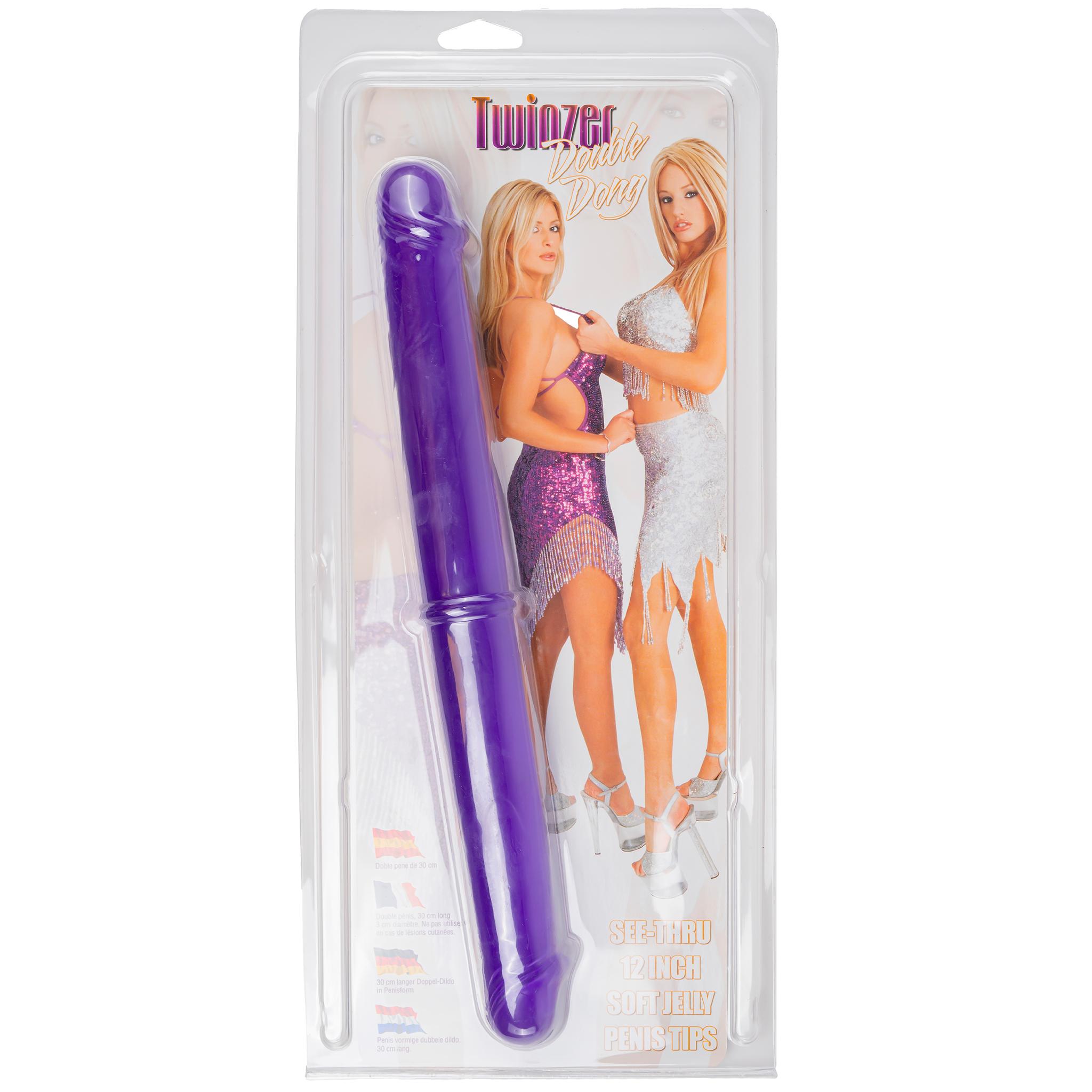 Twinzer Double Dong, 30 cm, Purple