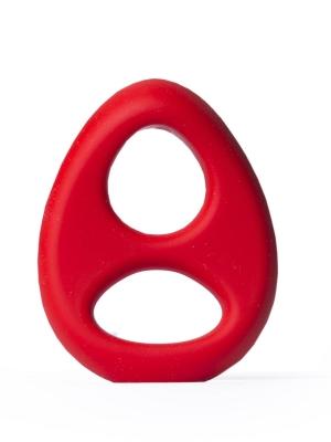 Rude Rider Cock & Ball Lifter Cockring, Red, 48 mm