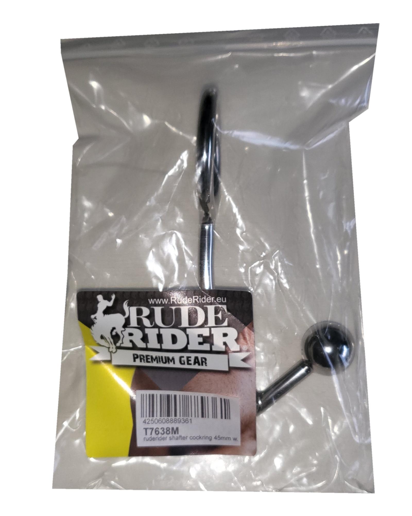 Rude Rider Shafter Cockring with Ball, M size Rude Rider Shafter Cockring with Ball, M size