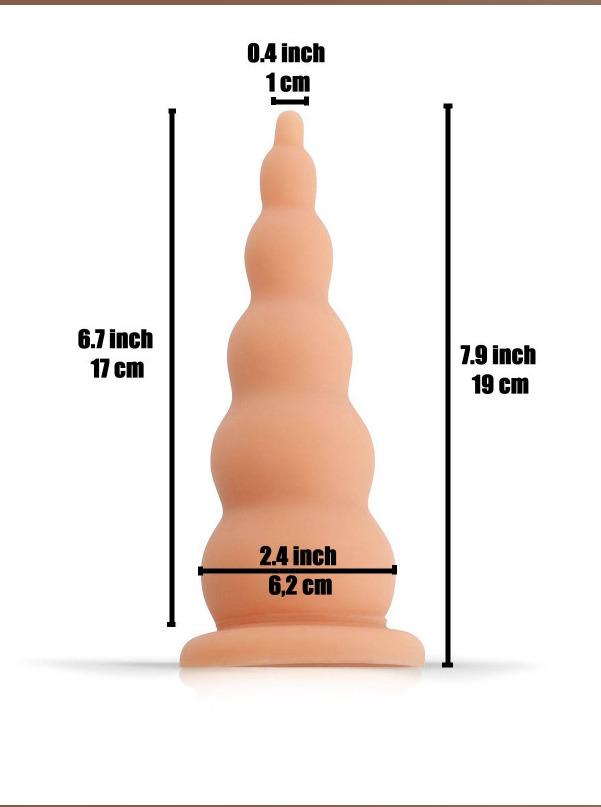 Rude Rider Unicorn Dude, 19 cm, Flesh