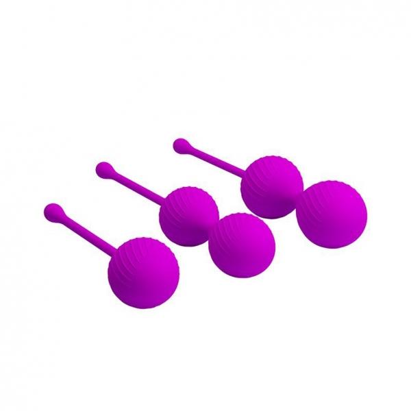 Pretty Love Kegel Love Balls, Purple, 17,6 cm