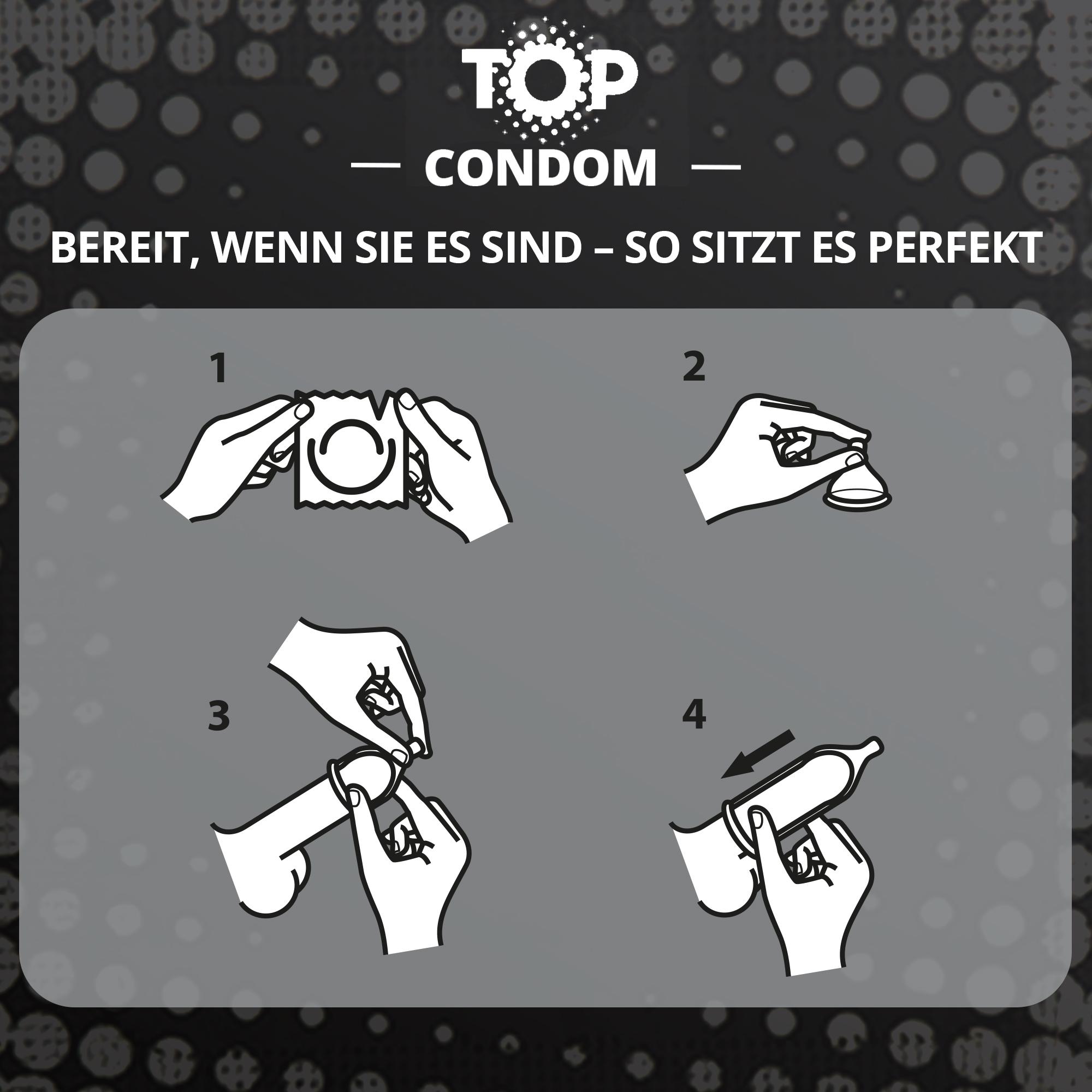 TOP Condoms Strong: I Like It Rough - Extra Strong, Packs of 50