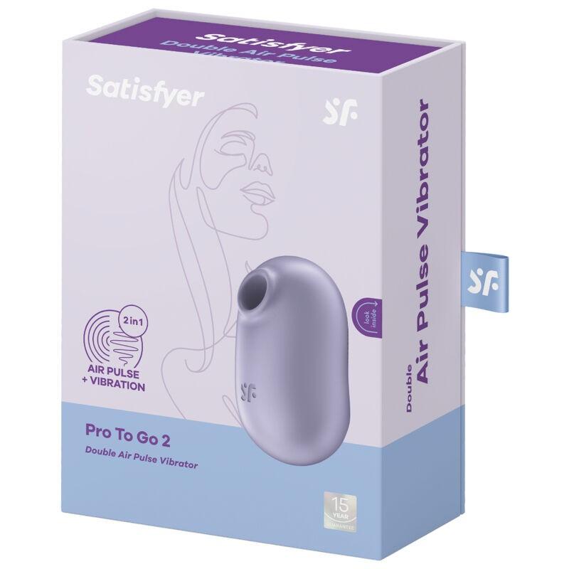Satisfyer Pro To Go 2 Vibrator, 8,5 cm, Purple