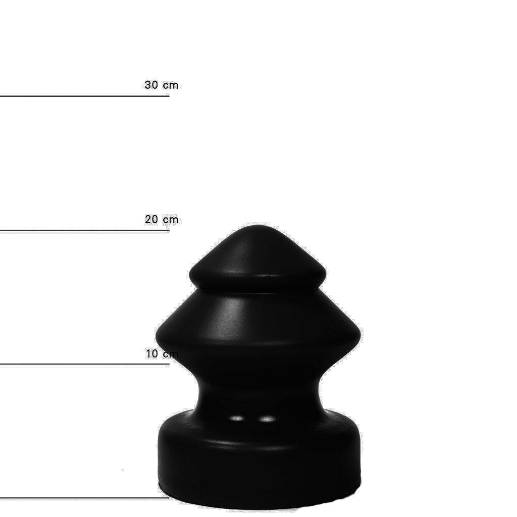 All Black Butt Plug Drag, 22 cm
