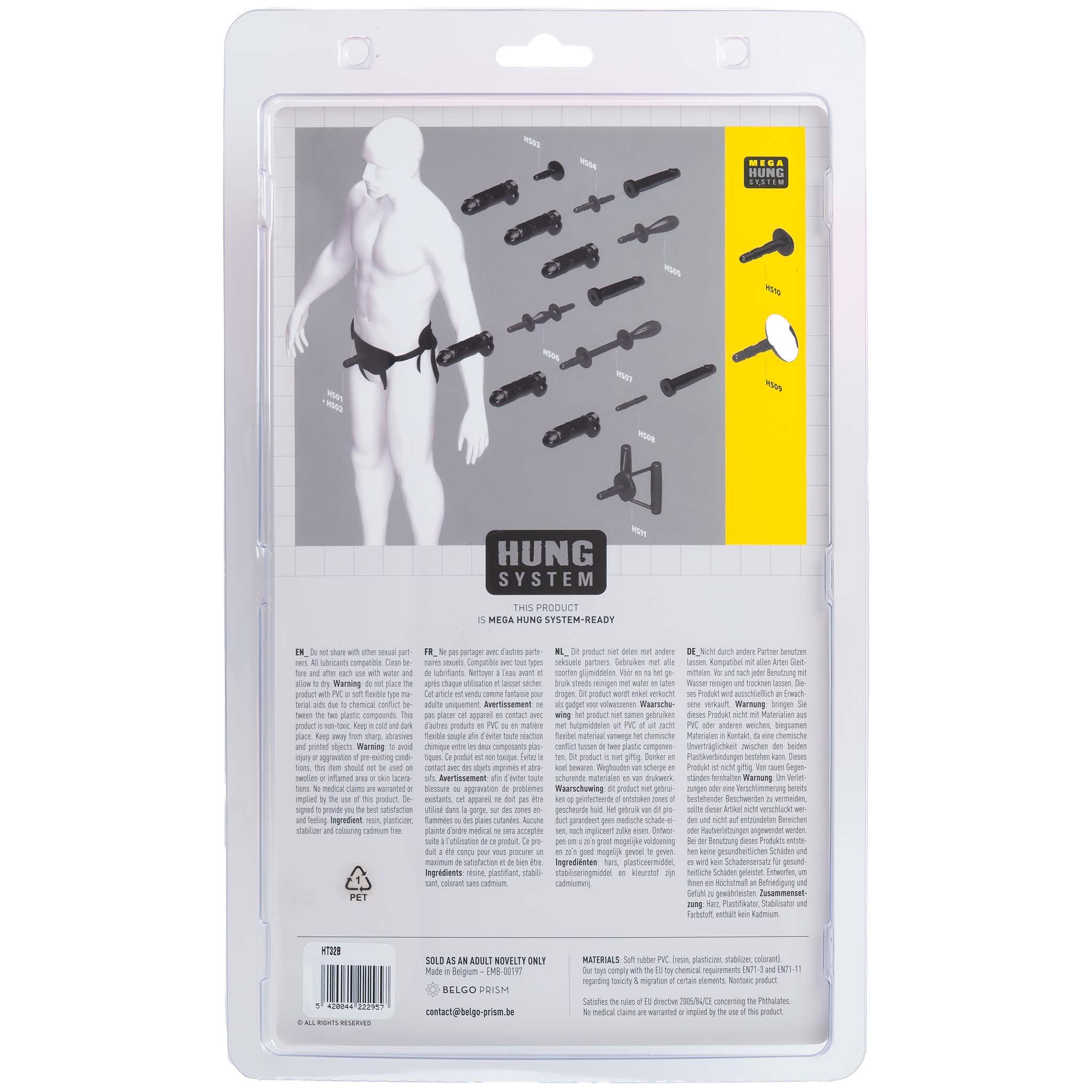 Hung System Dildo Lil S, 18 cm, Black