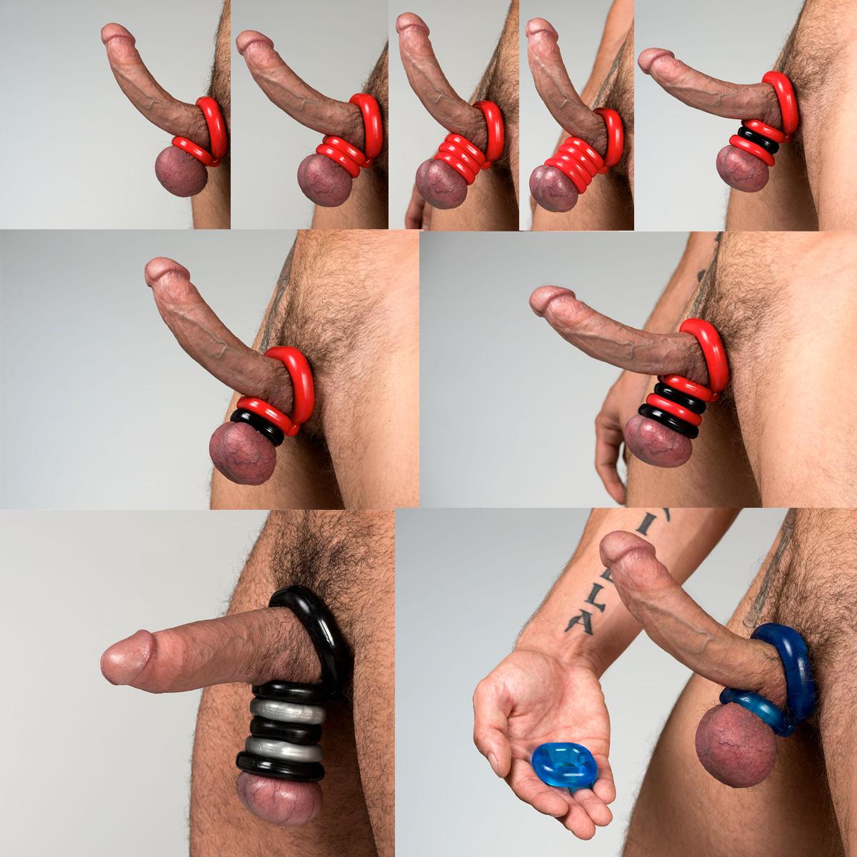Sport Fucker Boner Kit Cockring, Black Sport Fucker Boner Kit Cockring, Black