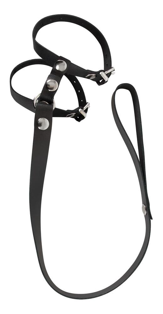 Bad Kitty Professional Penis & Testicle Harness, 43,5 cm, Black