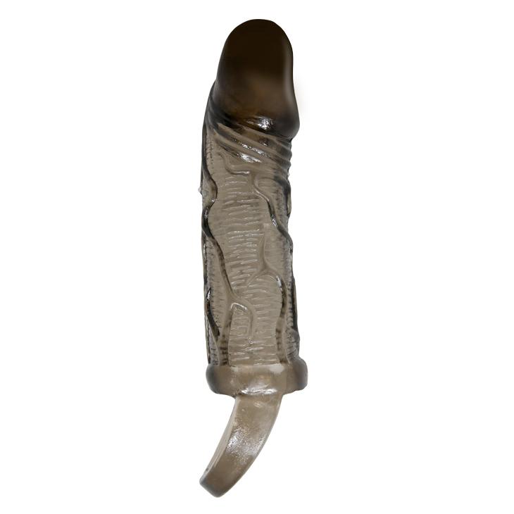 BAILE - Brayden, Penis extended Sleeve, super-stretchy TPR material ':37mm L:165mm BAILE - Brayden, Penis extended Sleeve, super-stretchy TPR material ':37mm L:165mm