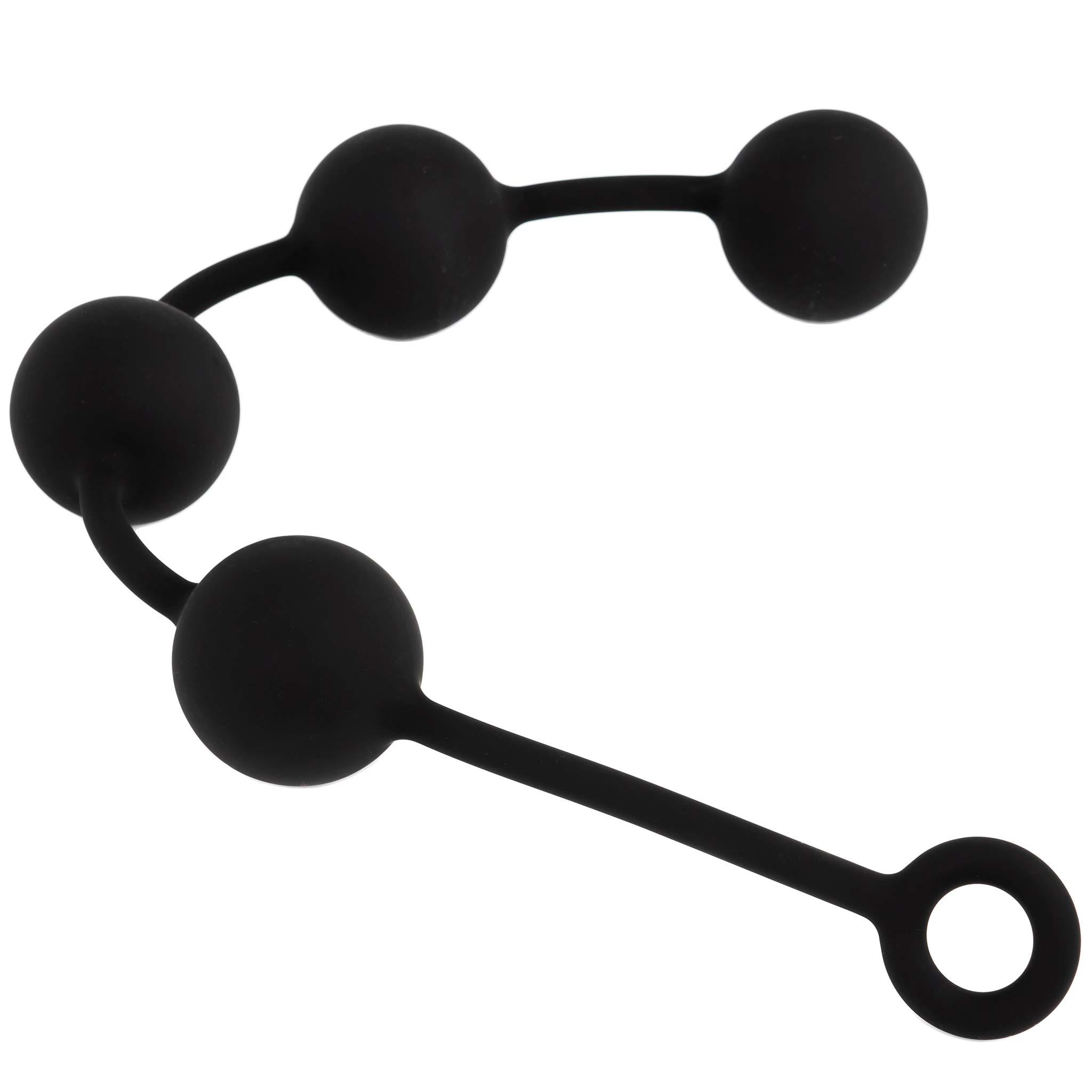 RudeRider 4-Balls Silicone-Chain, Black RudeRider 4-Balls Silicone-Chain, Black