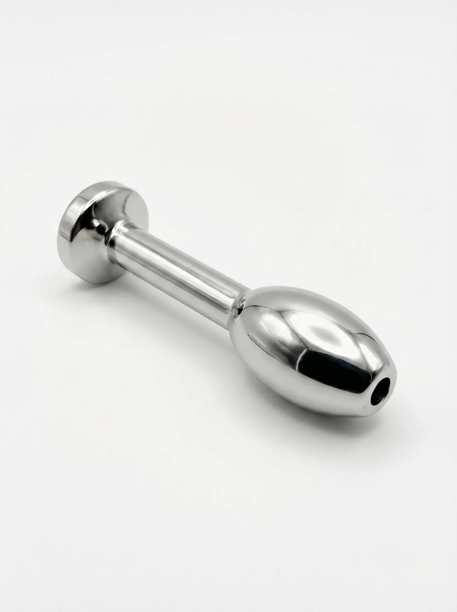 Penis Plug Teardrop Metal 4.5 cm x 12 mm Stainless Steel