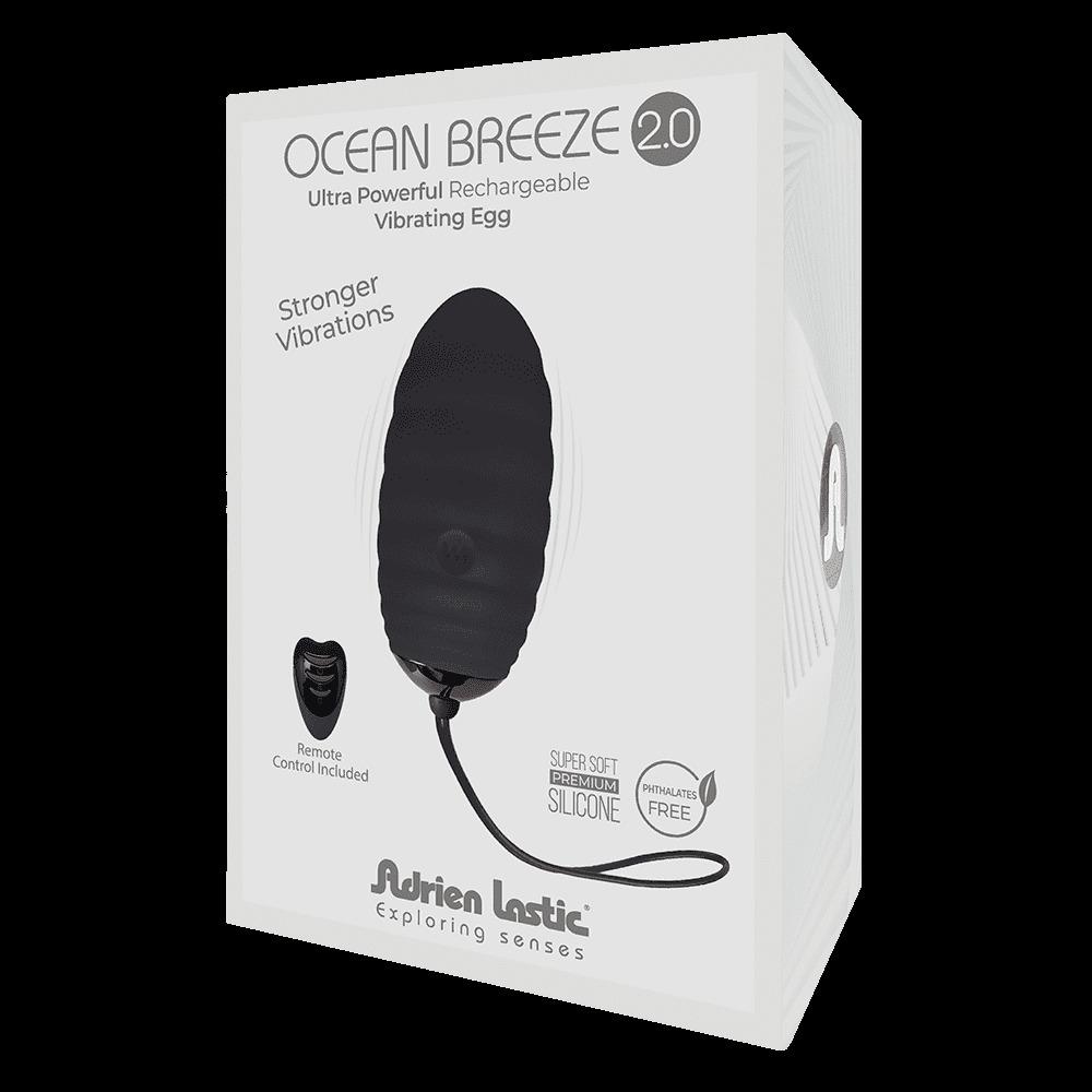Adrien Lastic Ocean Breeze 2.0 + LRS Vibrator, 7,5 cm, Pink/Black