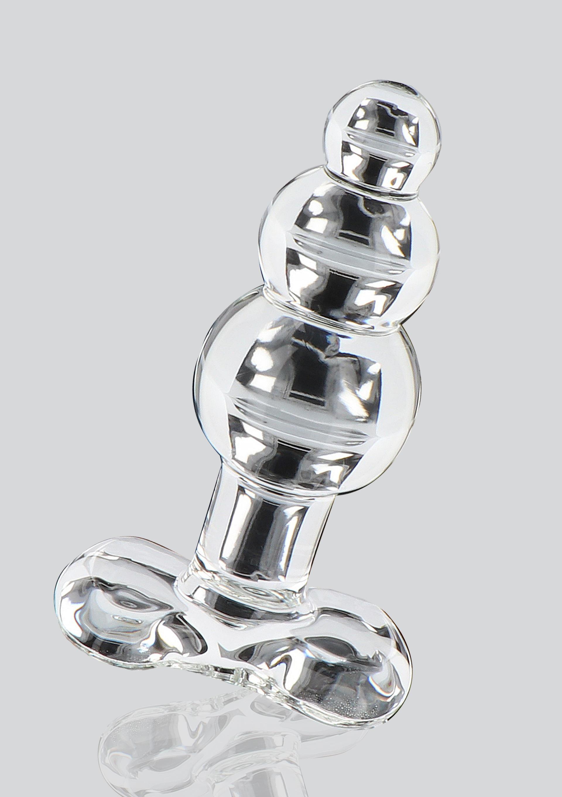 TOYJOY Crystal Jewel Glass Plug, Transparent
